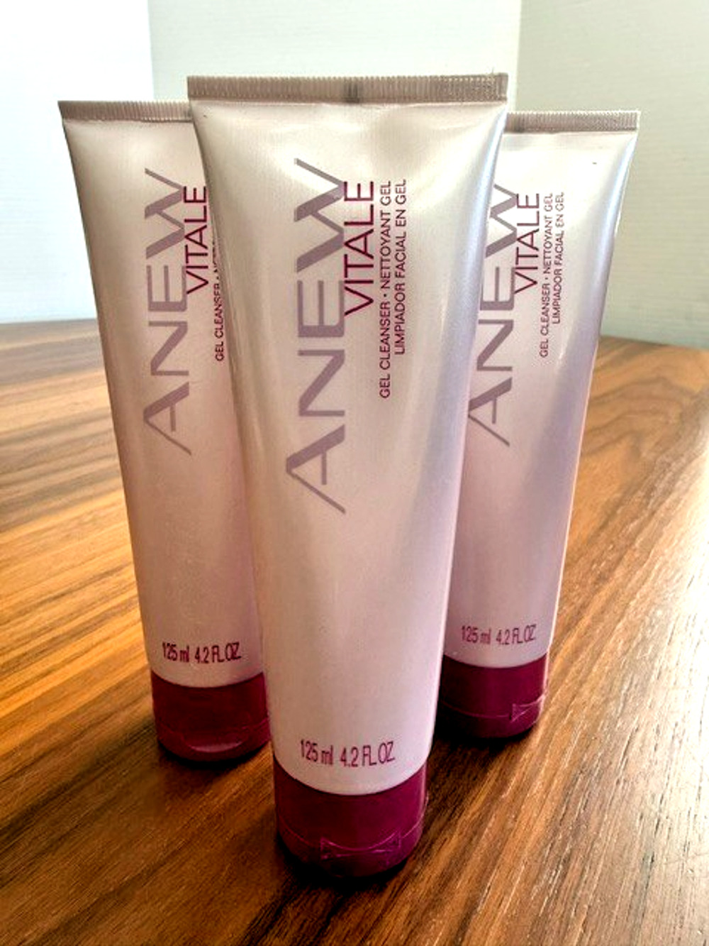 Avon Anew Vitale Gel Cleanser 4.2 oz SEALED Discontinued Brand New Lot of 3!